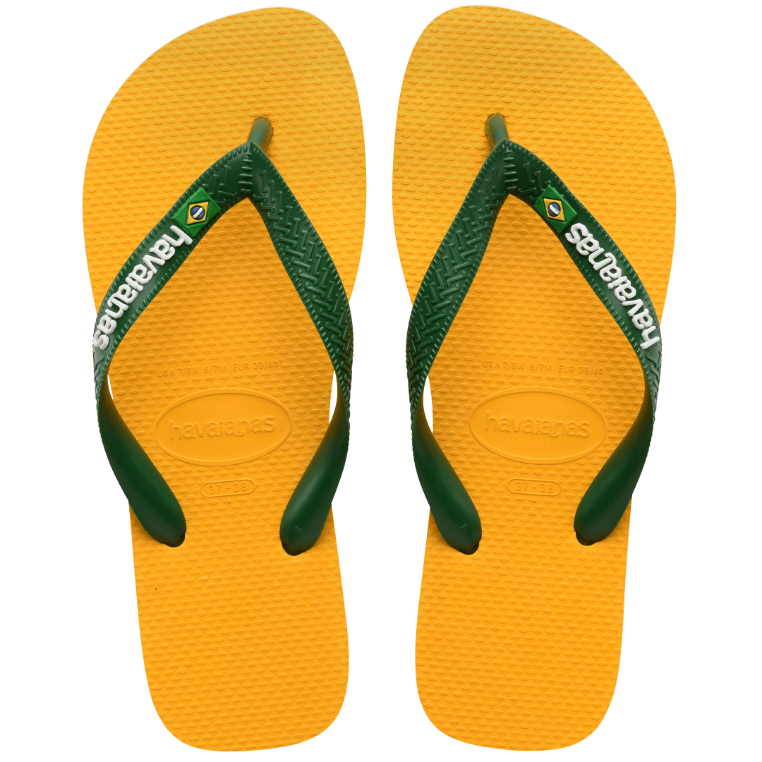 Women's Brazil Logo Flip Flops