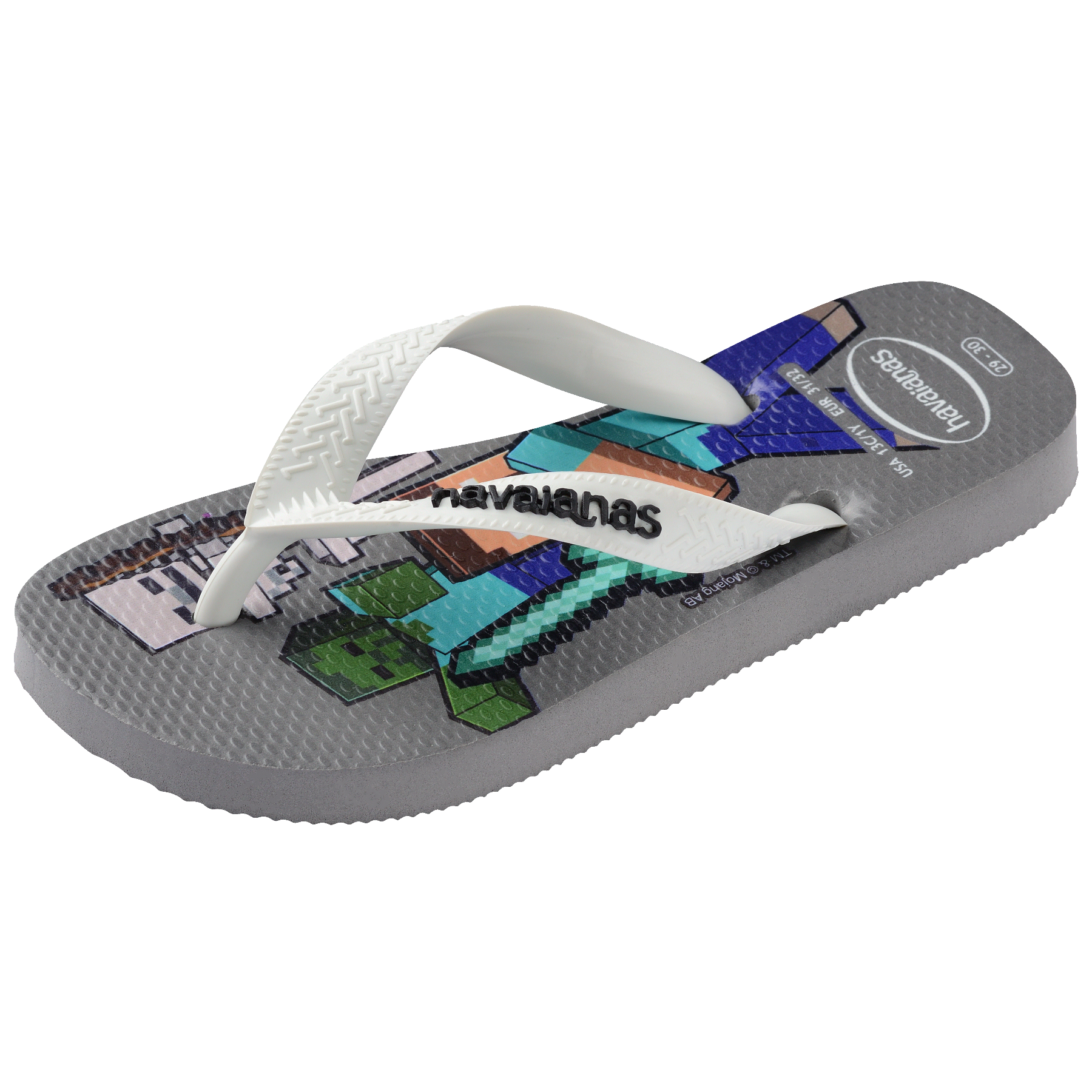 Kids' Minecraft Top Flip Flops